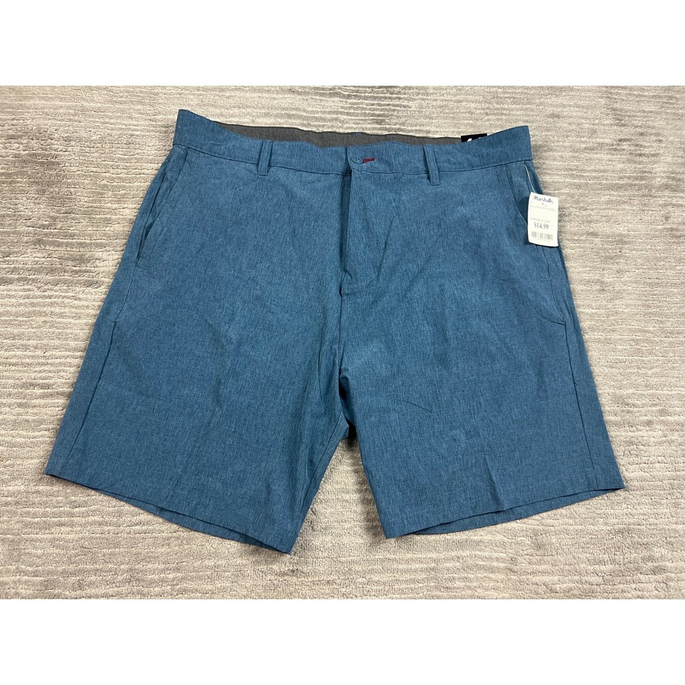 Burnside Hybrid Shorts Mens 40 Heather Cobalt BE9821S Stretch Board Shorts New